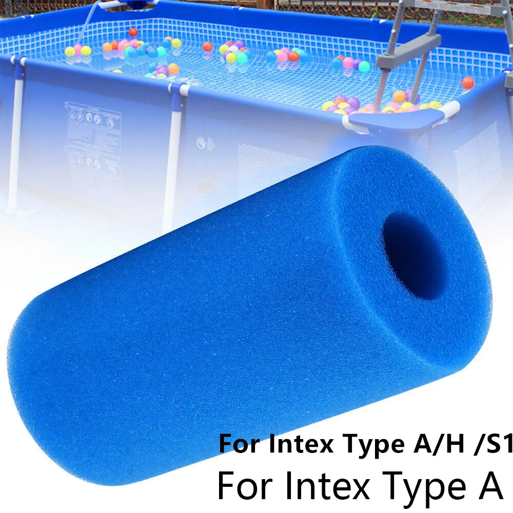 Фильтрующая губка для Intex Type H моющаяся многоразовая фильтра бассейна картридж из