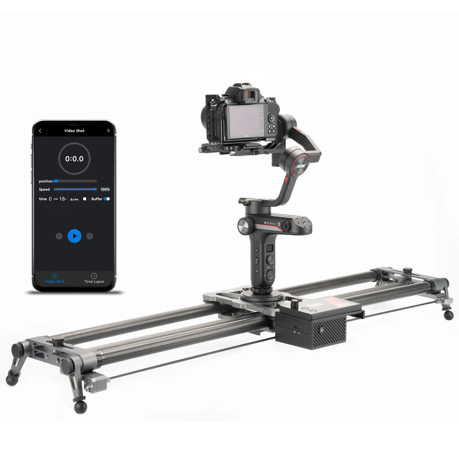US $379.99 YC Onion Generation 30 Camera Slider Motorized App Control In Aluminum Alloy With Super Silent Motor 34 Or 5 Axis Video Slide