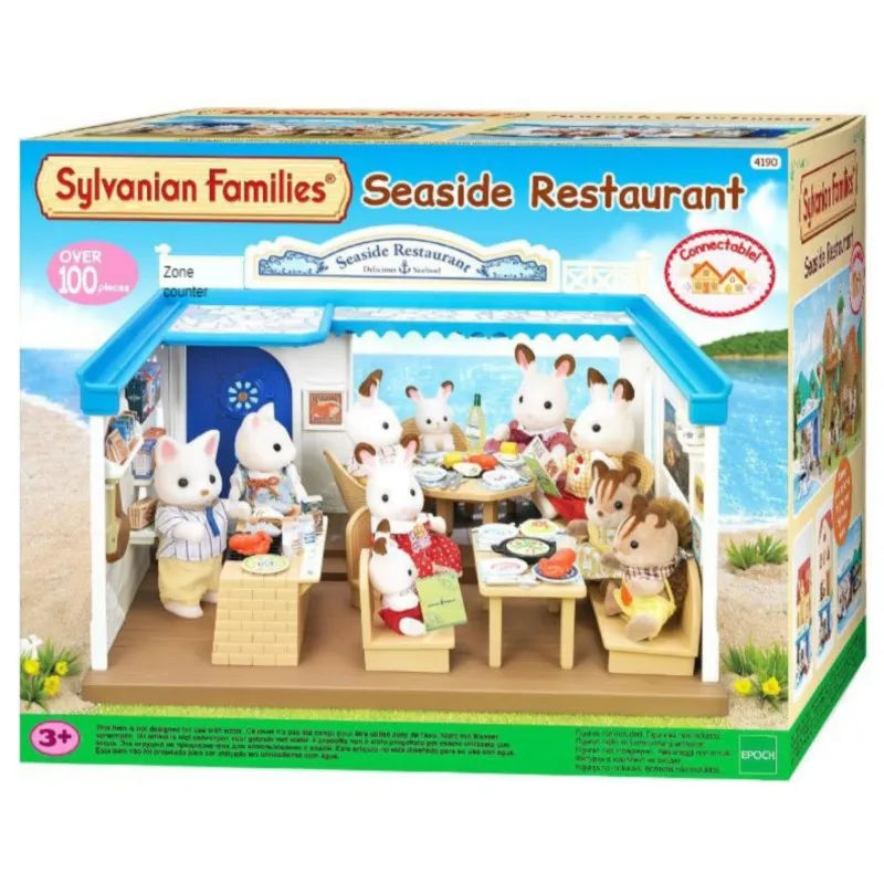 Sylvanian Families игрушка Sylvanian Families Приморский чехол для ресторана детский игровой домик для девочек большой подарок для дома 4190