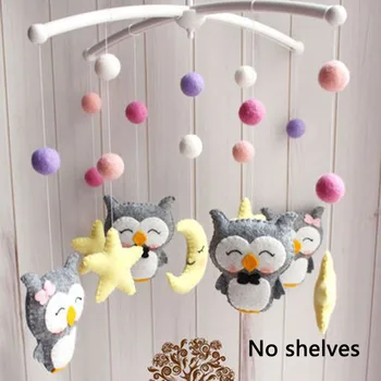 

Hanging Non-woven Fabric Pregnant Mom Without Bracket Non Toxic Cute Rattles Toy Handmade DIY Bed Bell Baby Crib Mobile Sleeping