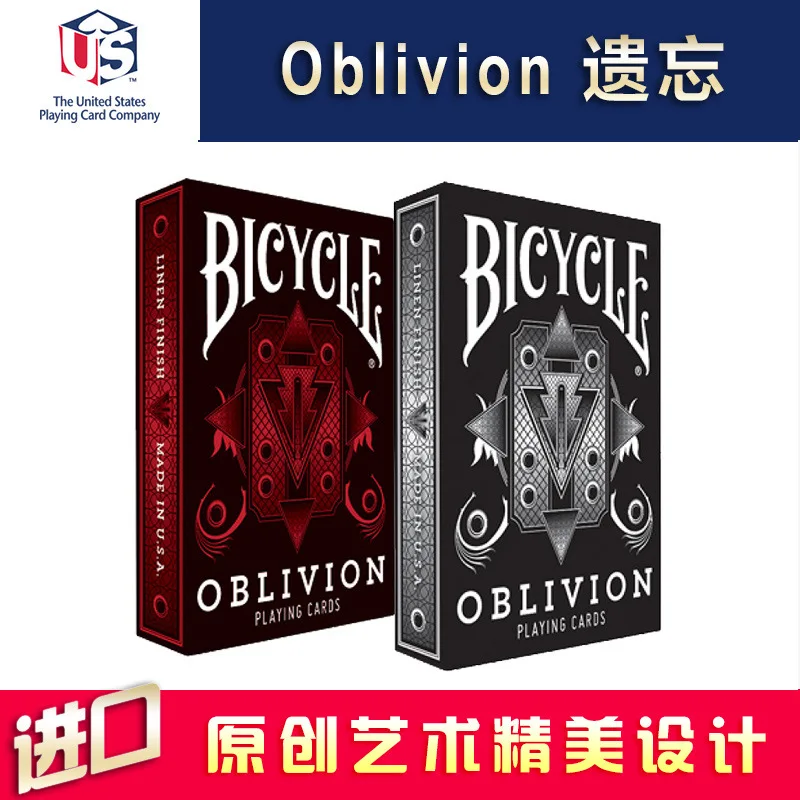 Американский покерный велосипед Oblivion Deck Forgotten одиночный номерной знак игральные карты
