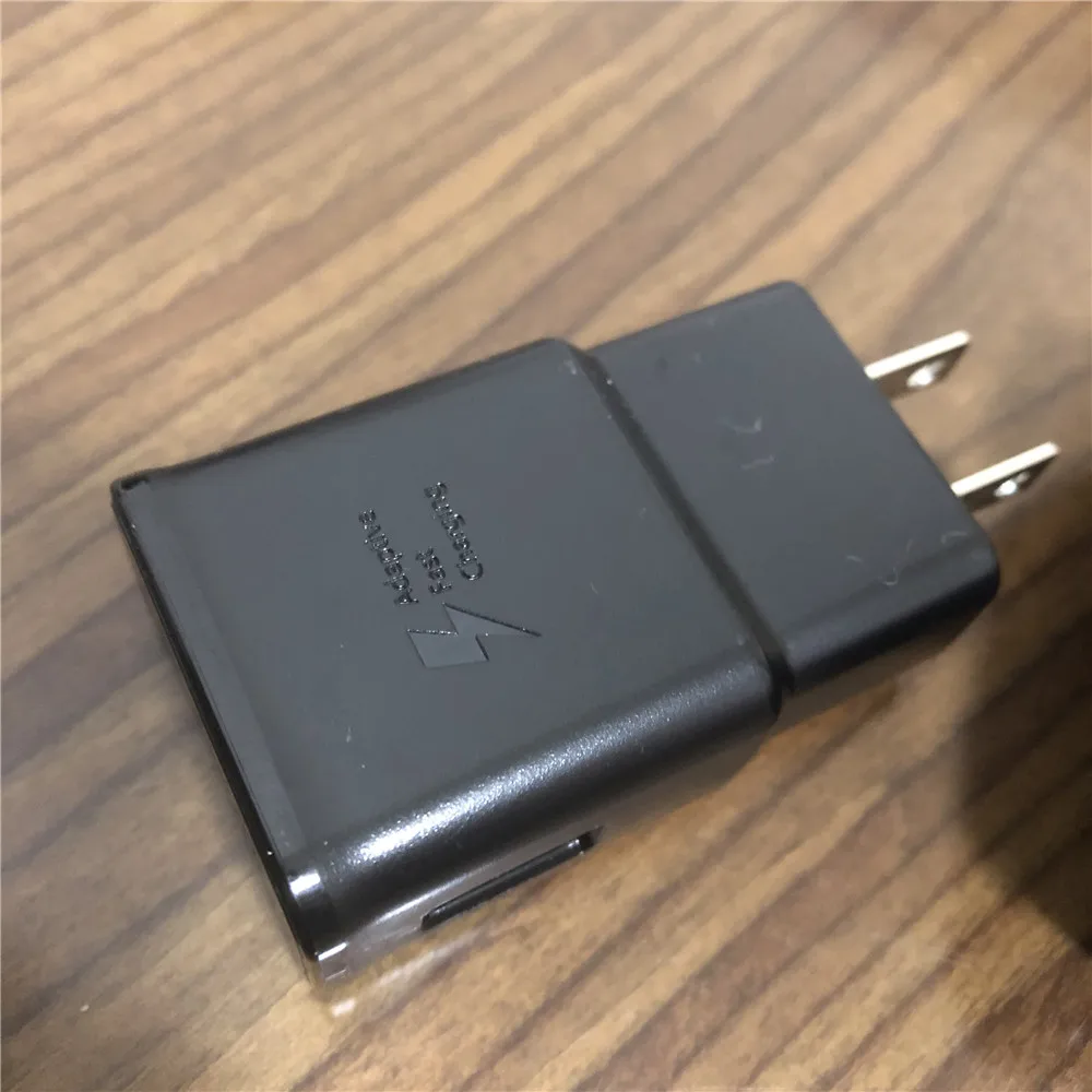 Новое оригинальное прибытие быстрое зарядное устройство 2.0A QC 3,0 настенное зарядное устройство для samsung S10 S10e Plus+ 1 м usb type C кабель