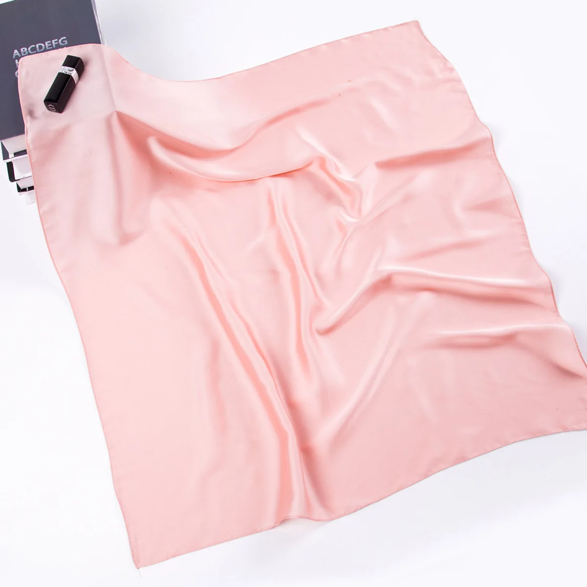 70*70cm Platz Silk Schal für Frauen Mode Damen Satin Hals Haar Krawatte Bandana Weiblich Foulard Strand Stolen hijab Schals Pareo – Detail 16