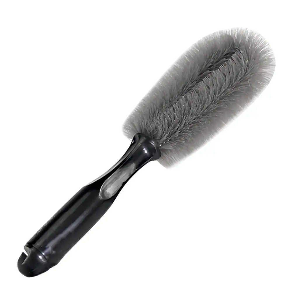 Car Washing Wheel Brush Car Tire Rim Cleaning Handle Brush Tool Washable Handy Car Washer Brush Car Styling Auto Accessory New - Цвет: Серый
