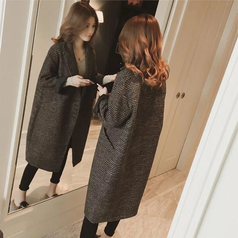 TAY'S 10% скидка 2 шт. Корея 2019 Весна и Осень Новый корейский Мори шерстяное пальто