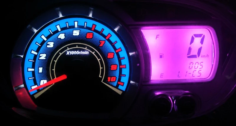 JOG 100CC Цифровой Мотоцикл одометр для YAMAHA GY6 Тахометр Датчик скутер спидометр 6 цветов Мотоцикл инструмент