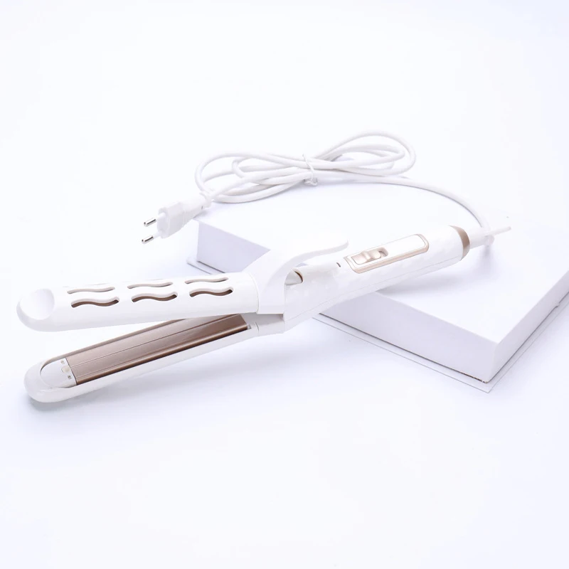 GW EU Plug 2 в 1 выпрямитель для волос, щипцы для завивки и прямые волосы с керамическим покрытием, выпрямитель для волос, щипцы для завивки