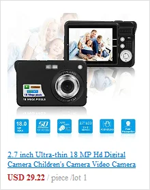 2,7 дюймовый TFT ЖК-дисплей 18MP 720P 8x зум HD Цифровая камера Анти-встряхивание видеокамера Видео CMOS микро камера детский подарок