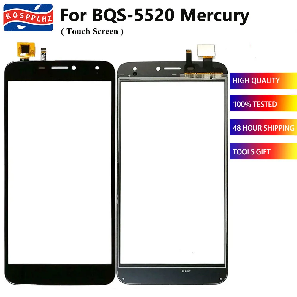 100% тестирование для BQ Mobile BQS 5520 ртути сенсорный Экран Стекло Панель Сенсор 5 &quotBQ5520