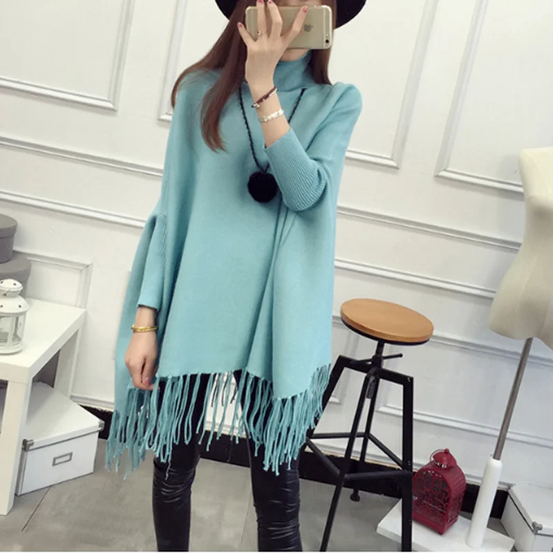 Рисунок 3 - Женский свитер-накидка с рукавом летучая мышь