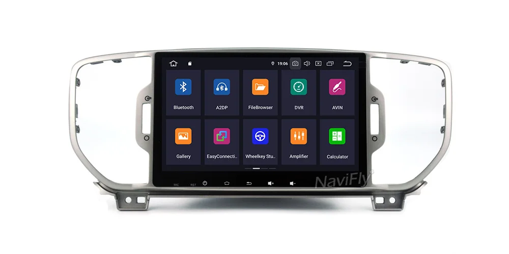 Clearance android9.0 Quad Core car dvd MUltimedia player for KIA sportage 2016 2017 KX5 gps navigation 1 din car stereo head unit 14