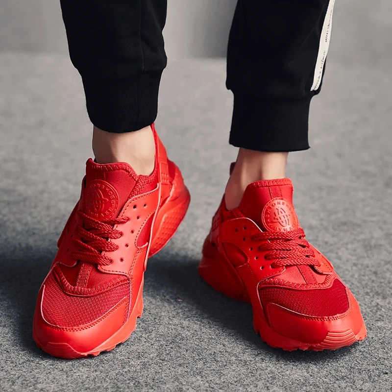 

Men Sneakers fashion casual big size 46 47 trainers male Trainers Sports Breathable shoes tennis masculine chunky footwear black