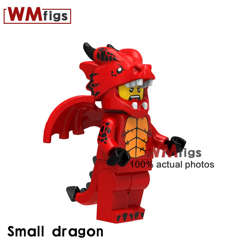 PG8223 PG8224 животные игрушки корова Дракон слон Единорог кошка кролик Белоголовый Орел выдра Sika олень кенгуру строительные блоки детские куклы - Цвет: PG1237