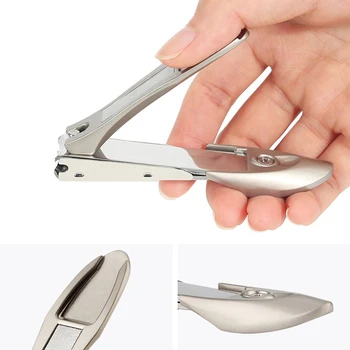 

High Quality Medium Size Stainless Steel Nail Clipper Cuticle Scissors Nail Nail Cutter Manicure Trimmer Nail Art Tool