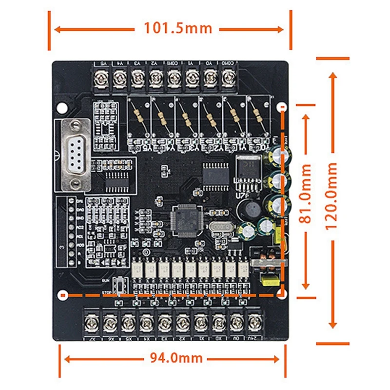 FX1N-14MT PLC Industrial Control Board High Speed Motor Control Module Programmable Controller with 485 Analog Input and Output