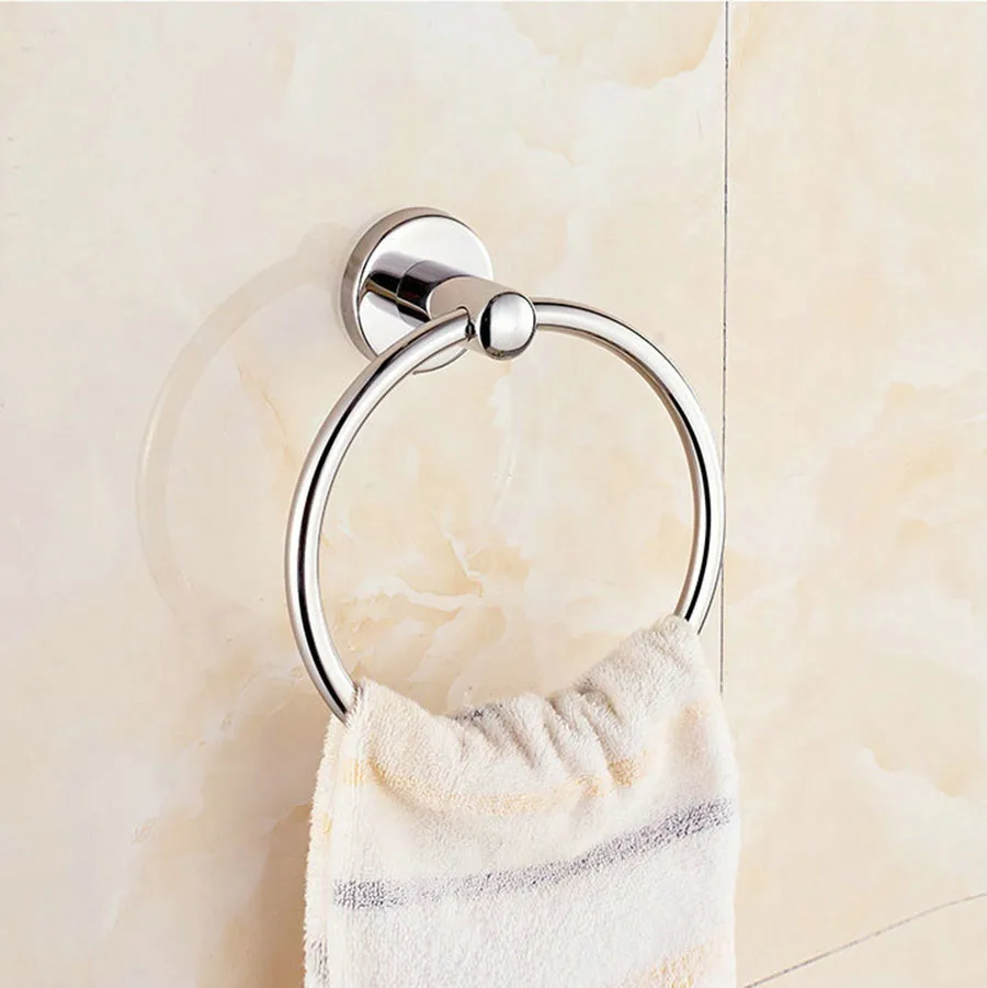 Self Adhesive Towel Rings Stainless Bathroom Steel Round Towels Limited Special Price 5% OFF