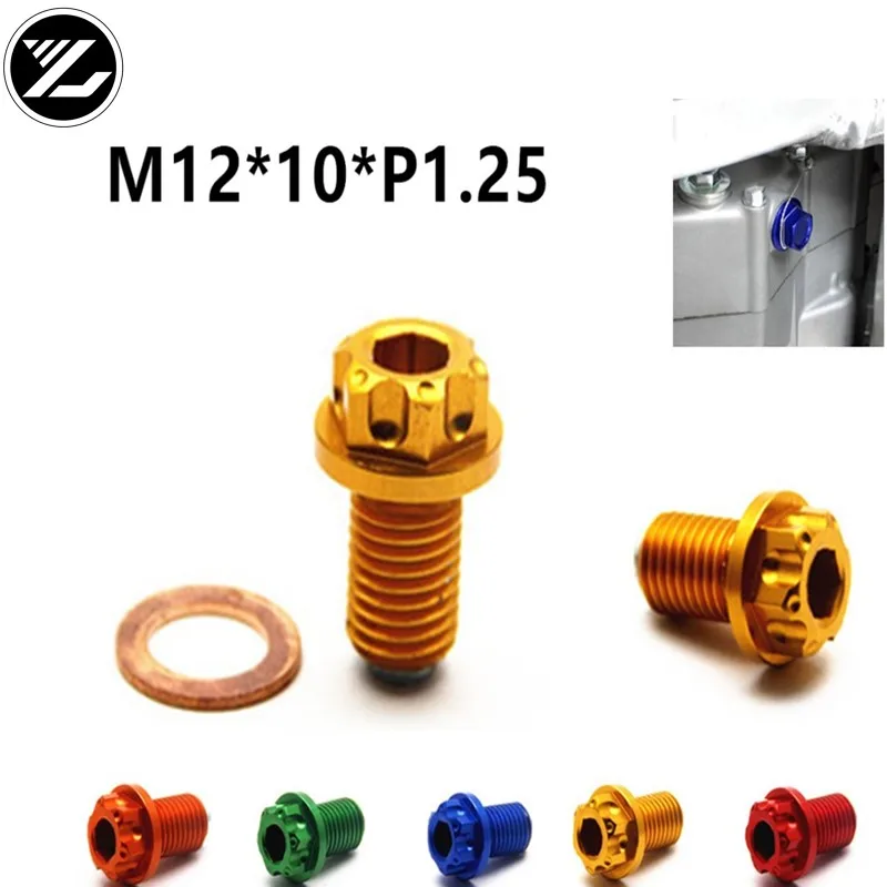 M12 * 10 P1.25 детали для мотоцикла винт корпуса дренажный болт yamaha suzuki kawasaki ktm honda Triumph