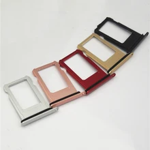 Bandeja de cartão sim para iphone 8 8 plus 8 p + x nano sim bandeja de cartão sim titular adaptador sim prata ouro blak vermelho