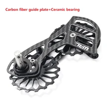 

Bicycle carbon fiber ceramic rear derailleur 17T pulley Guide Wheel for 6800 R7000 R8000 R9100 R9000 SRAM REDbicycle accessories