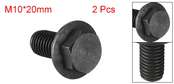 Uxcell 2 шт./лот Шестигранная головка M8x16mm M10x20mm M10x25mm шестигранные фланцевые болты