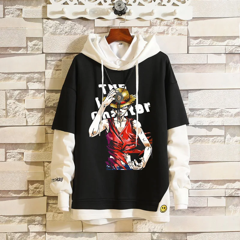 One Piece Luffy Cosplay Hoodies Roronoa Zoro Sweatshirt Patch Hooded Sweater Chopper Adult Unisex Spring and Autumn Costume0 (7)