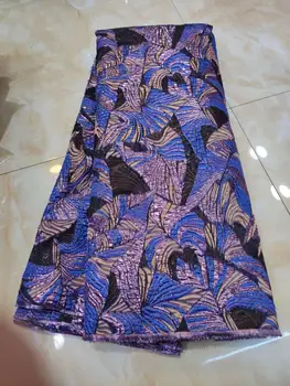 

Multicolor New Arrival Brocade Lace Fabric Nigerian Lace High Quality African French Tulle Lace Fabric for Bridal Lace Materials