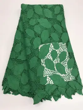 

African Cord Lace Fabric Embroidery With Stones Nigerian Guipure Lace Fabric 2020 High Quality Water Soluble Lace Wedding