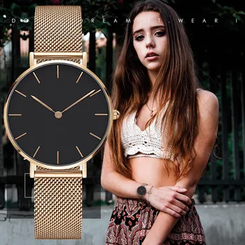 

Luxury Brand Women Watch Multicolor Simple Watch Quartz Stainless Steel Strap Wrist Watch Ladies Dress Clock Watches часы