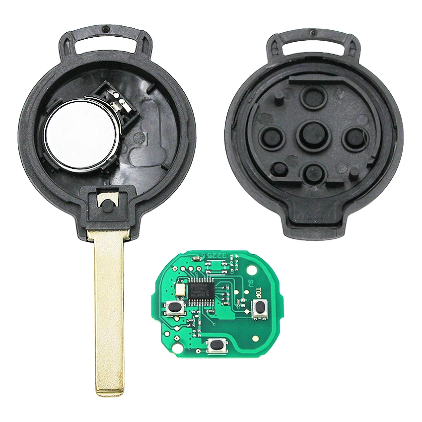 3 кнопки умный дистанционный ключ 433 МГц с PCF7941 ID46 чип для Benz Smart Fortwo 451 2007-2013