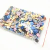 suoja 50/200pcs mini 1cm mix color Wooden sewing button scrapbook round dotted coffee four holes, 10 mm in diameter (3/8 inch) ► Photo 3/3