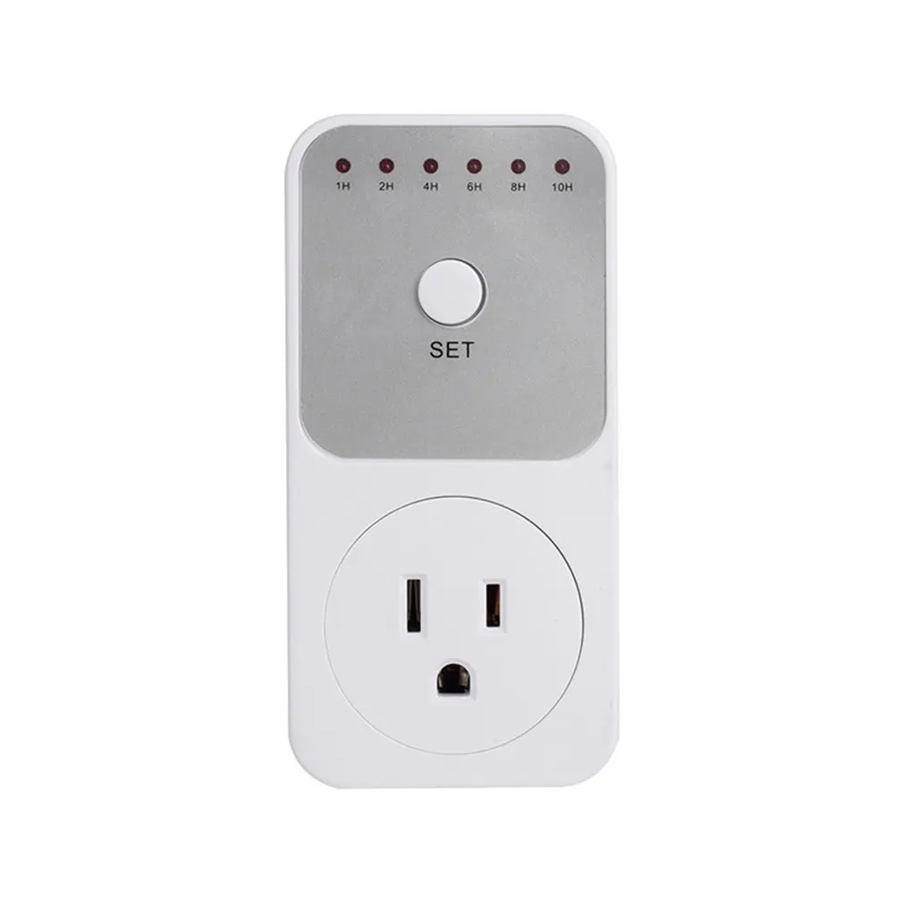US plug Светодиодный мини-переключатель с таймером обратного отсчета, 230 В, 16А, 1 h-10 h, розетка, штепсельное управление временем для кухонного электроприбора, штепсельная вилка европейского стандарта - Цвет: US plug