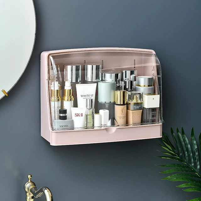 Cosmetic Storage Box Bathroom Wall-mounted Cosmetic Storage Box
