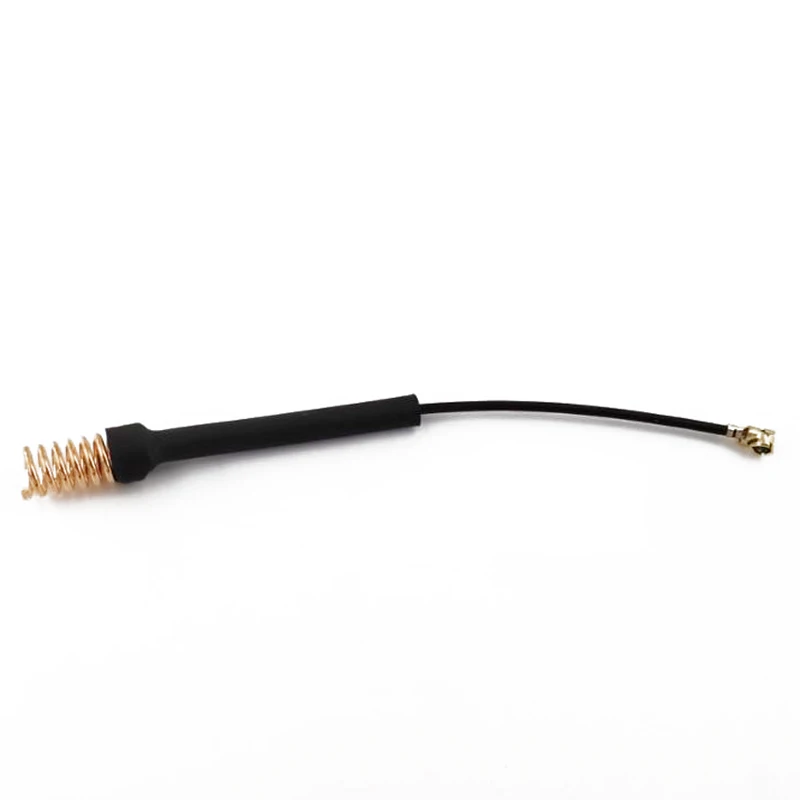 868MHz Copper Spring Antenna 2Dbi Wireless Data Module RF1.13 IPEX Wire End Welding Spring 10cm 868MHz Copper Spring Antenna 2Dbi Wireless Data Module RF1.13 IPEX Wire End Welding Spring 10cm