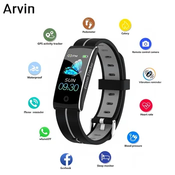 

F-10C Smart Watch IP68 Waterproof Full Round Display Touch SmartWatch ECG PPG Blood Pressure Heart Rate Sports Ftness Free Wear