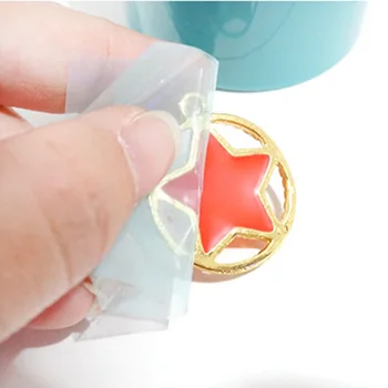 

4cm*5m Paper Tape for Metal Frame DIY Jewelry Pendant UV Resin Adhesive B99