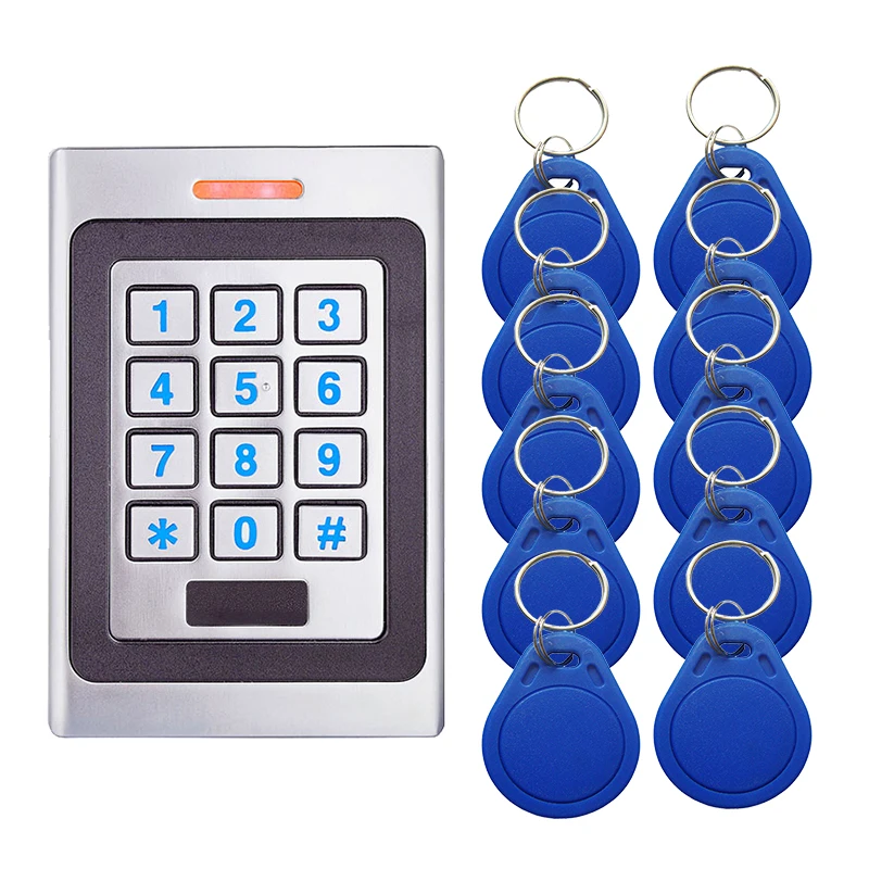 

A7 Metal Access Control System Device Machine 2000 User Input and Output 125Khz Proximity Entry Door IP67 Waterproof