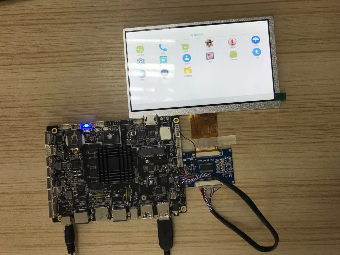 " lcd LVDS на 50pin адаптер 50pin 7" lcd Универсальный ttl на адаптер LVDS