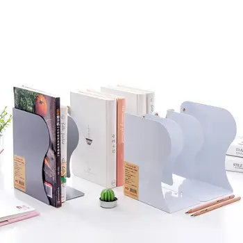 

Non-Printing Wind Creative Telescopic Folding Book Stand Metal Look Bookshelf Office Cartoon Student Storage Stationery