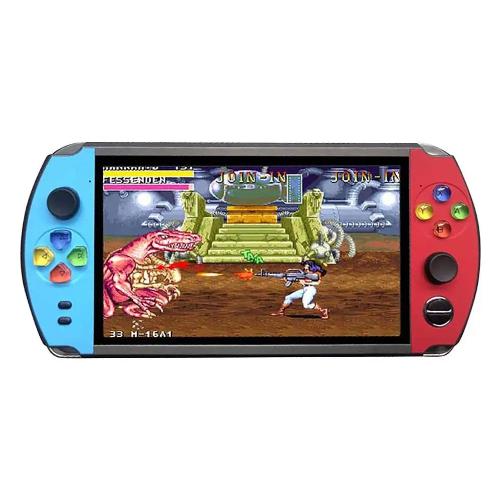 7inch 8GB 4,3/7,0 дюймов Ретро видео игровая консоль для psp Ручной портативный 800 Встроенный 1 классические игры мини портативный игровой плеер для FC GB - Цвет: 7inch 8GB