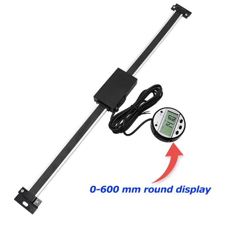 Round display Shahe 600 мм 0,01 мм Магнитная дистанционная цифровая индикация Цифровая Линейная Шкала внешний дисплей - Цвет: Round display