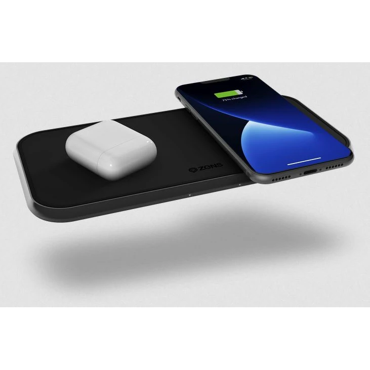 Zens Aluminium Dual Fast Wireless Charger 30W Black ZEDC10B 00 AliExpress