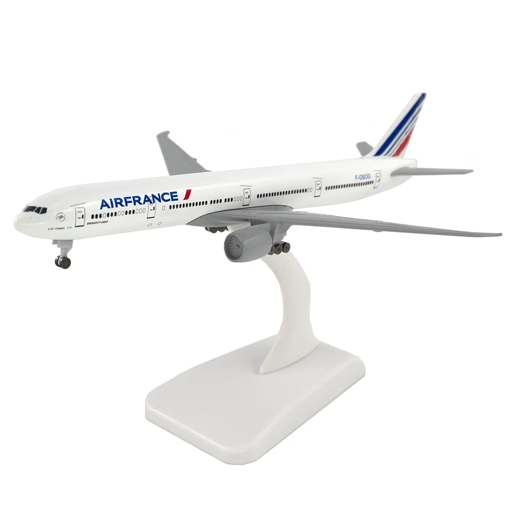 20cm Aircraft Boeing 777 Air France Alloy Plane B777 With Wheel Model  Children Kids Gift For Collection Home Decoration - Figurines & Miniatures  - AliExpress