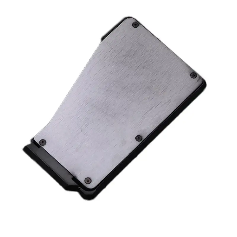Модный тонкий кредитный держатель для карт из углеродного волокна, не сканирующий металлический кошелек, мужской кошелек