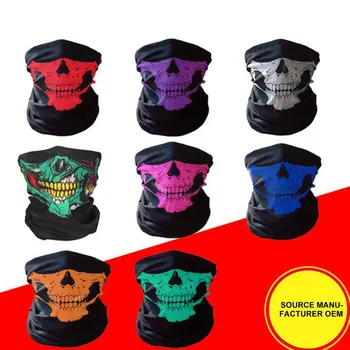 

High-performance Polyester Microfiber Scarf Riding Mask Warm Sports Halloween Props Multi-function Seamless Magic Headscarf