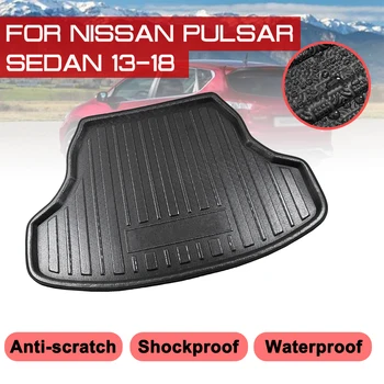 

Car Floor Mat Carpet Rear Trunk Anti-mud Cover For Nissan Pulsar Sedan 2013 2014 2015 2016 2017 2018