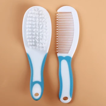 

Baby Loves 2pcs Portable Soft Newborn Baby Hair Brush Comb Hairbrush Sets Head Massager New