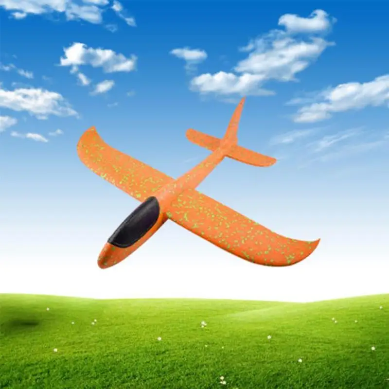 Горячая Epp пена ручной бросок самолет Открытый Запуск планер самолет дети 48 см интересная модель аэроплана игра подарок игрушки 1 шт