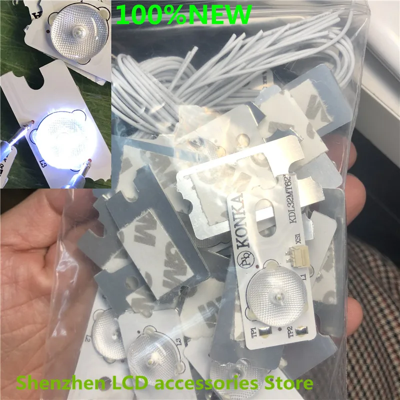 Smd Lâmpada Grânulos com Lente Óptica Filtro 6v Led tv Repair Kdl48jt618a Kdl48ss618u 3265 100 Novo Alta Qualidade - Image 6
