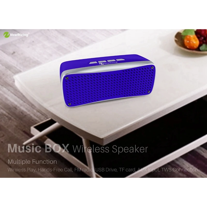 ABKT-Newrixing Nr-2033 Bluetooth динамик открытый Ipx4 водонепроницаемый беспроводной стерео портативный динамик