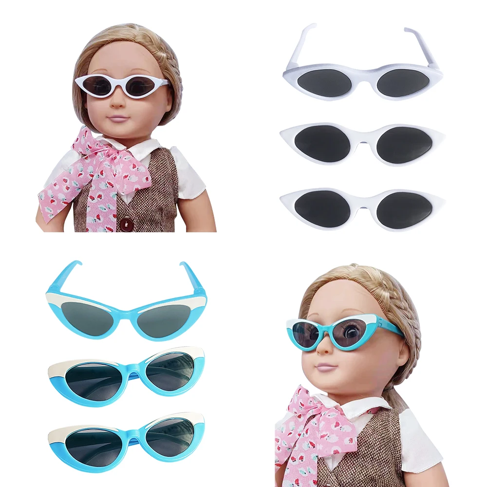 Backgammon1Pc Modern Doll Red Eye Glasses for 18inch American Girl Doll  Sunglasses Accessories Girl Birthday Gift : Amazon.in: Toys & Games
